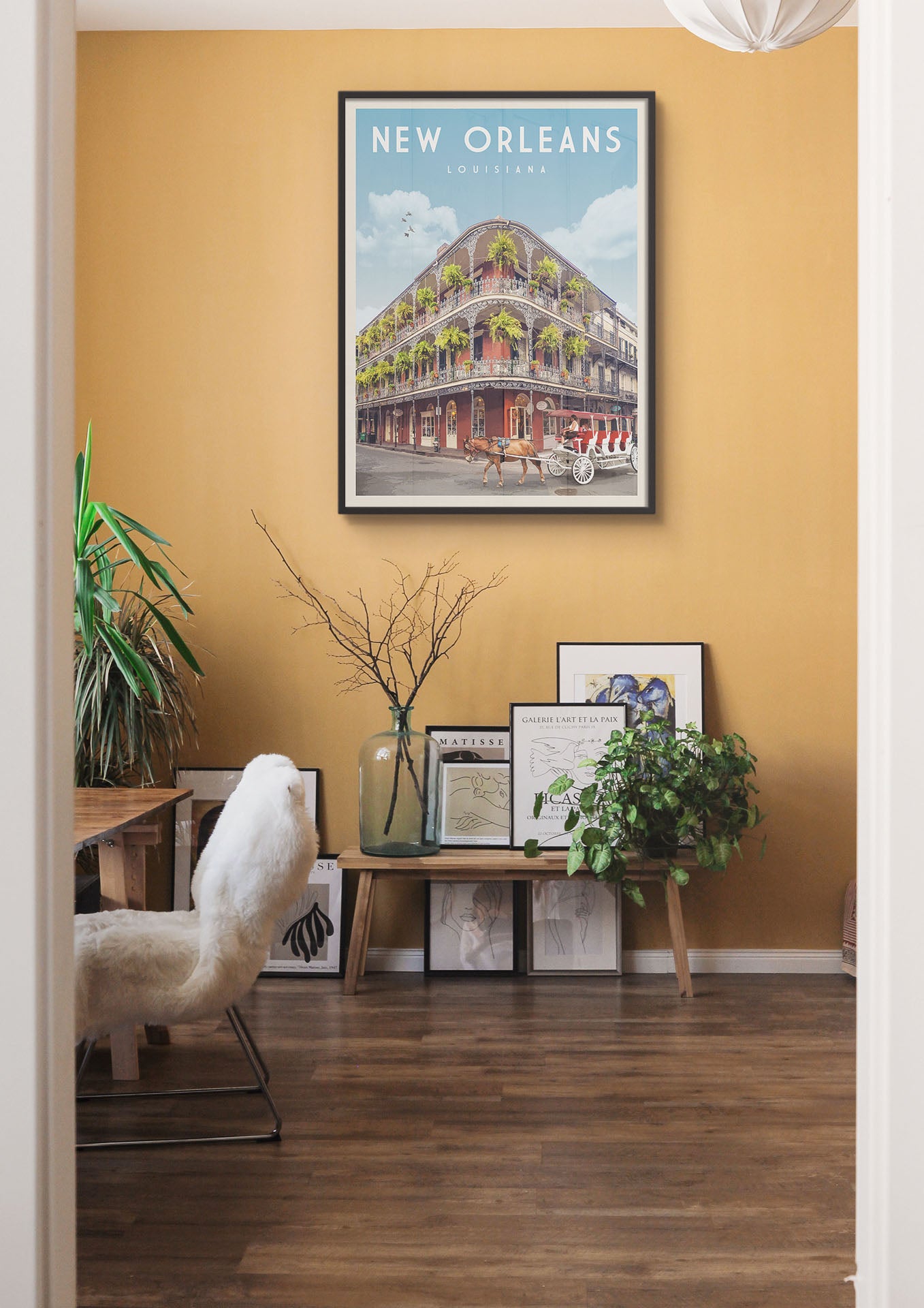 New Orleans, Louisiana - Vintage Travel Print - Vintaprints