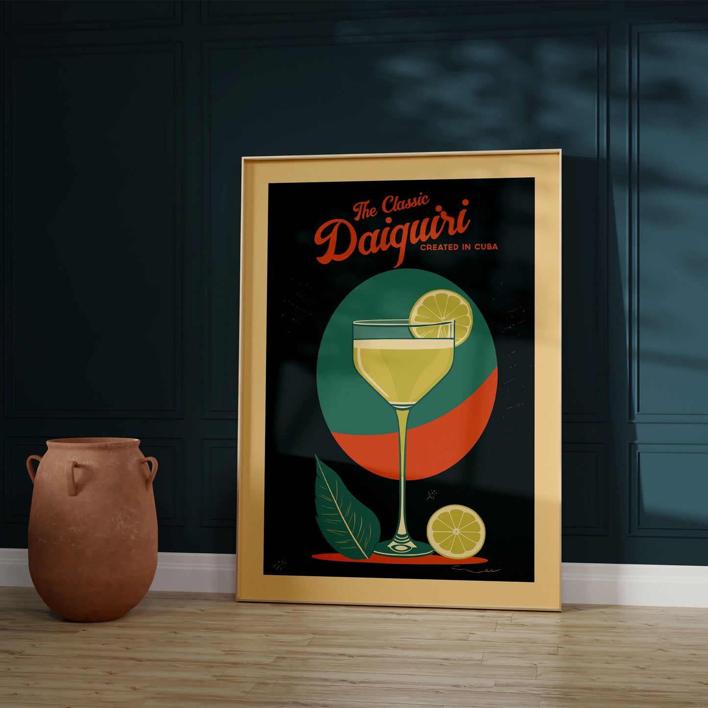 Daiquiri - Vintage Cocktail Poster