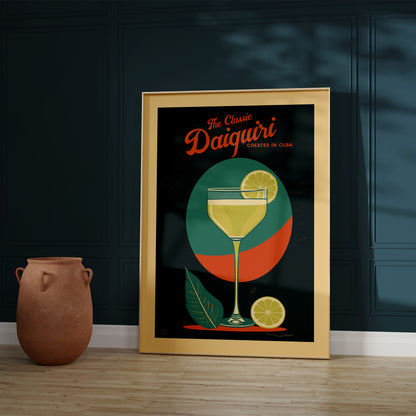 Daiquiri - Vintage Cocktail Poster