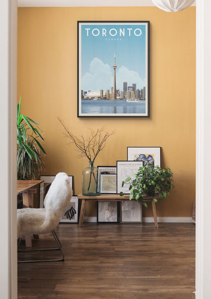 Toronto, Canada - Vintage Travel Print - Vintaprints