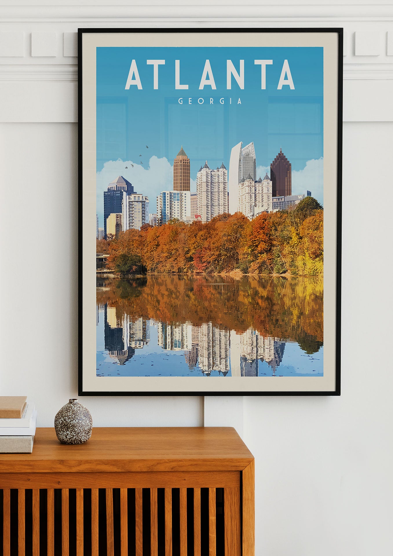 Atlanta, Georgia - Vintage Travel Print - Vintaprints