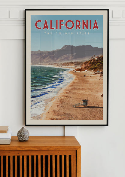 California - Vintage Travel Print - Vintaprints