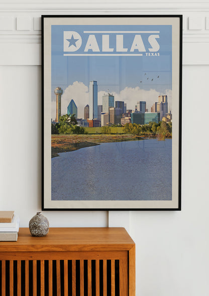 Dallas, Texas - Vintage Travel Print - Vintaprints