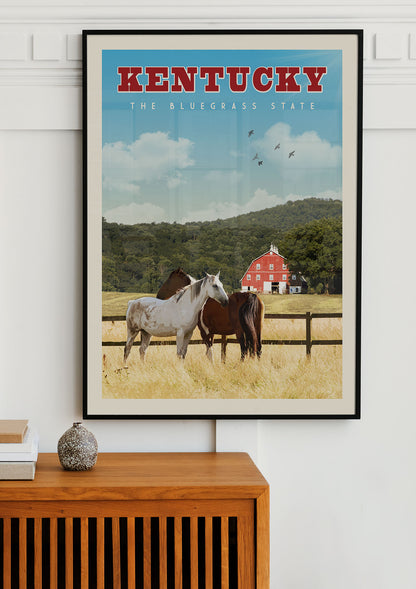 Kentucky - Vintage Travel Print - Vintaprints