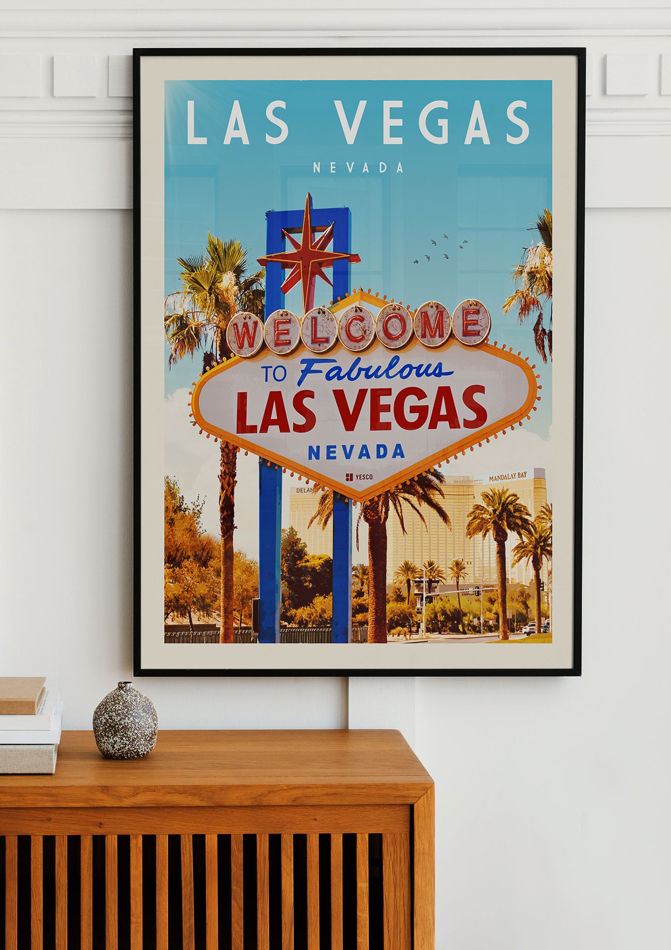 Las Vegas, Nevada - Vintage Travel Print - Vintaprints