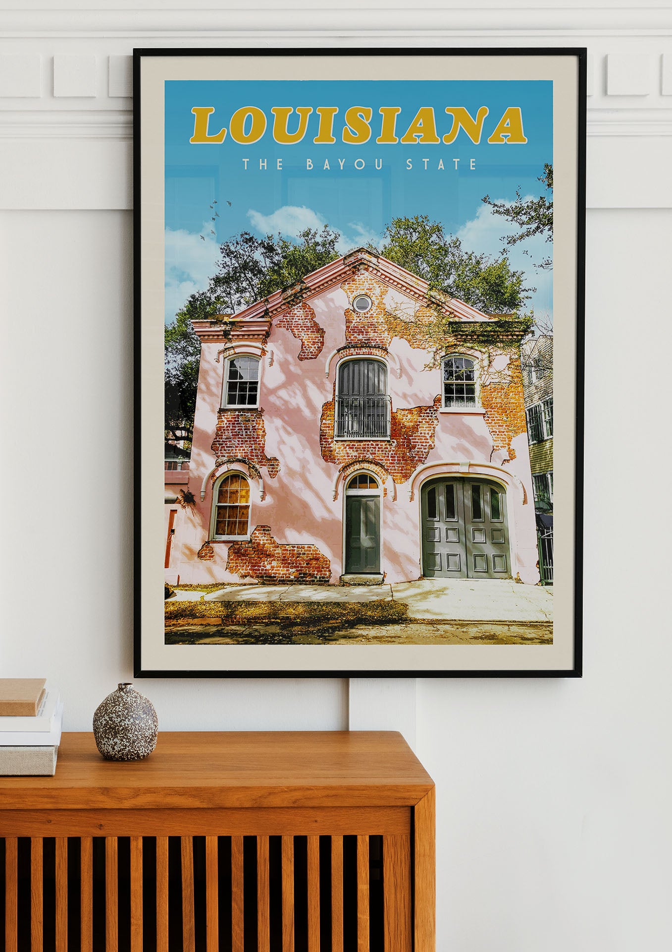 Louisiana - Vintage Travel Print - Vintaprints