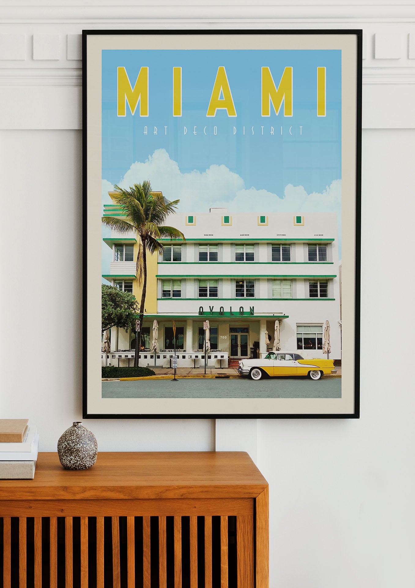 Miami, Florida - Vintage Travel Print - Vintaprints