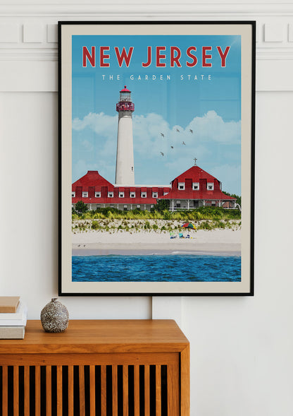 New Jersey - Vintage Travel Poster