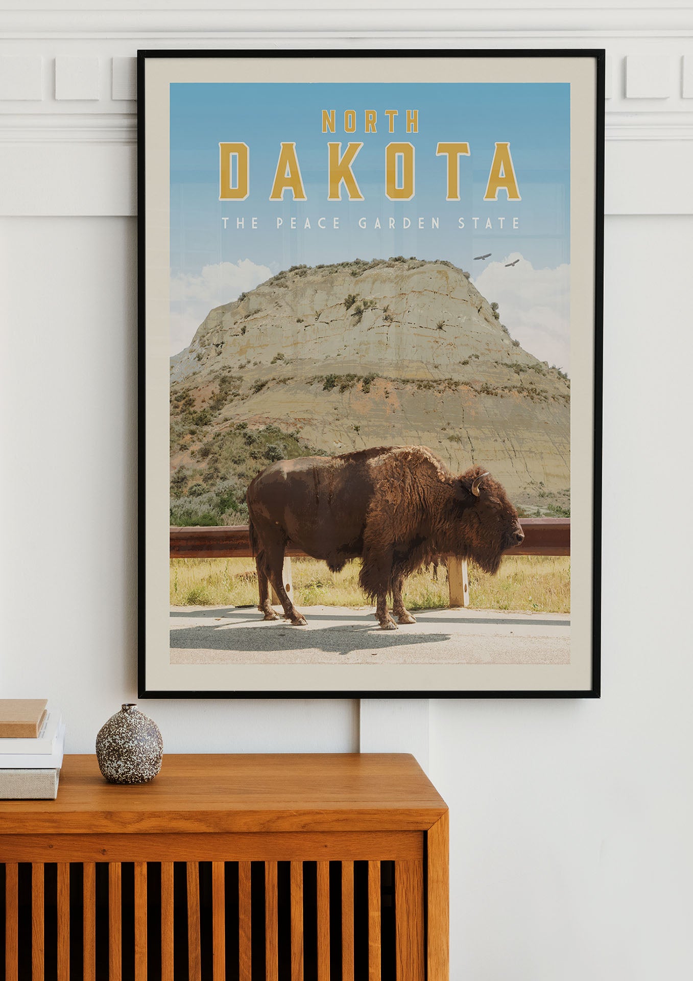 North Dakota - Vintage Travel Poster