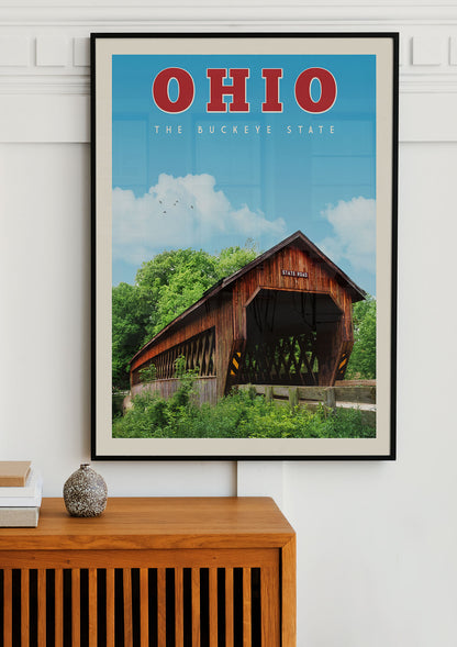 Ohio - Vintage Travel Poster