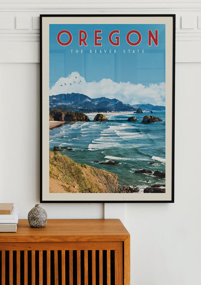 Oregon - Vintage Travel Print - Vintaprints