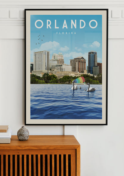 Orlando, Florida - Vintage Travel Print - Vintaprints