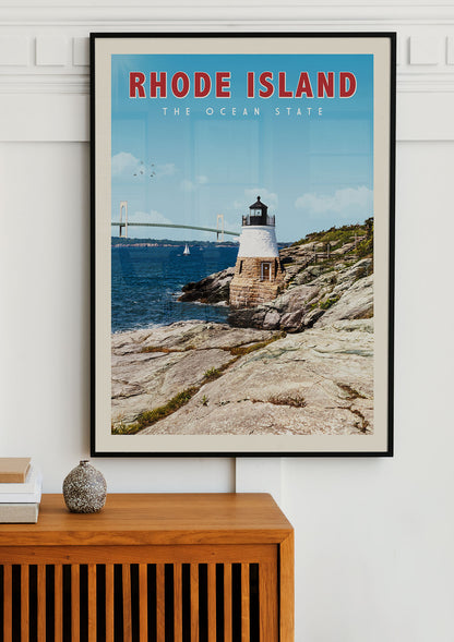 Rhode Island - Vintage Travel Poster