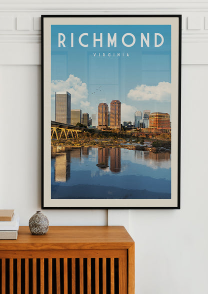 Richmond, Virginia - Vintage Travel Print - Vintaprints