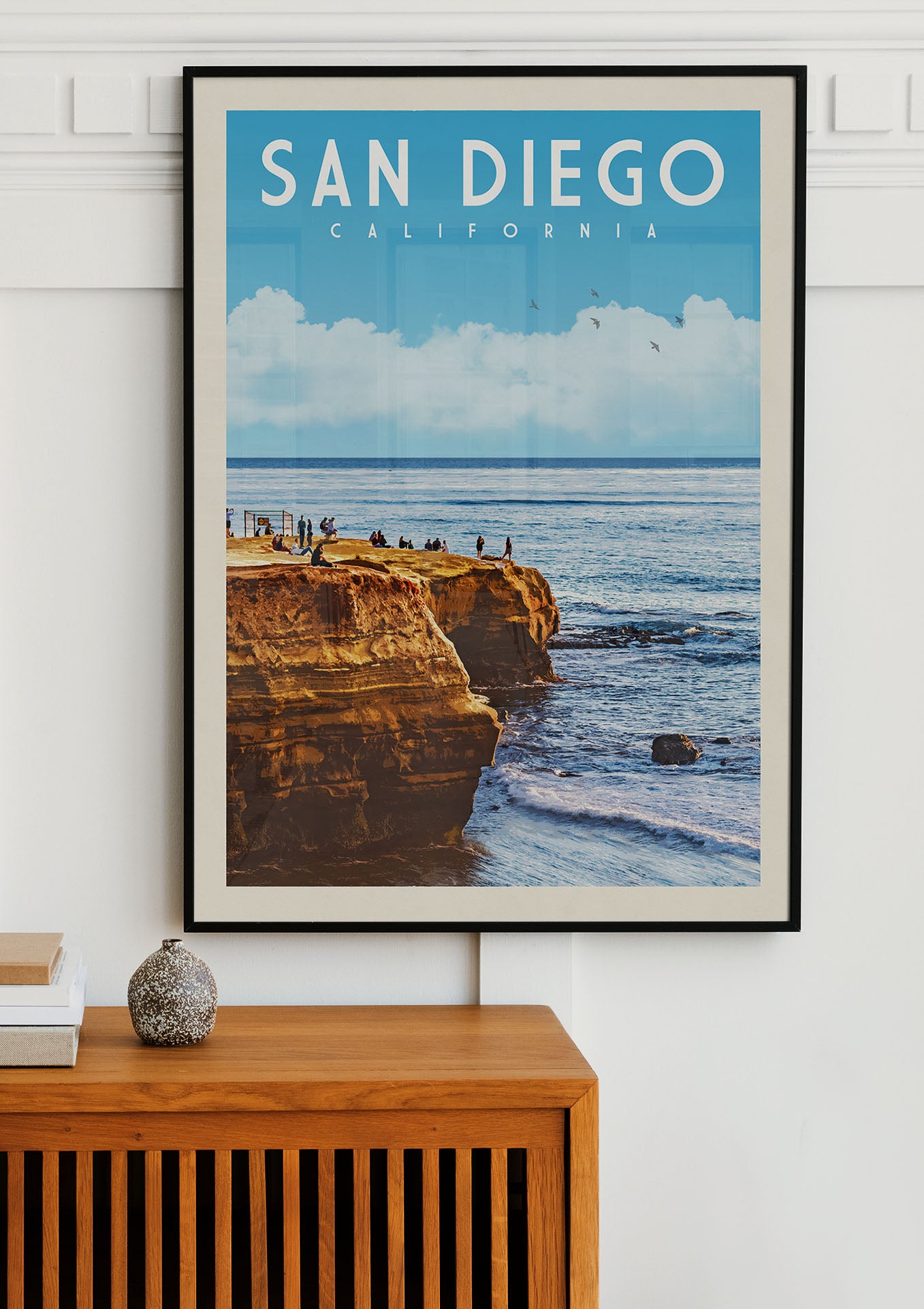 San Diego, California - Vintage Travel Print - Vintaprints