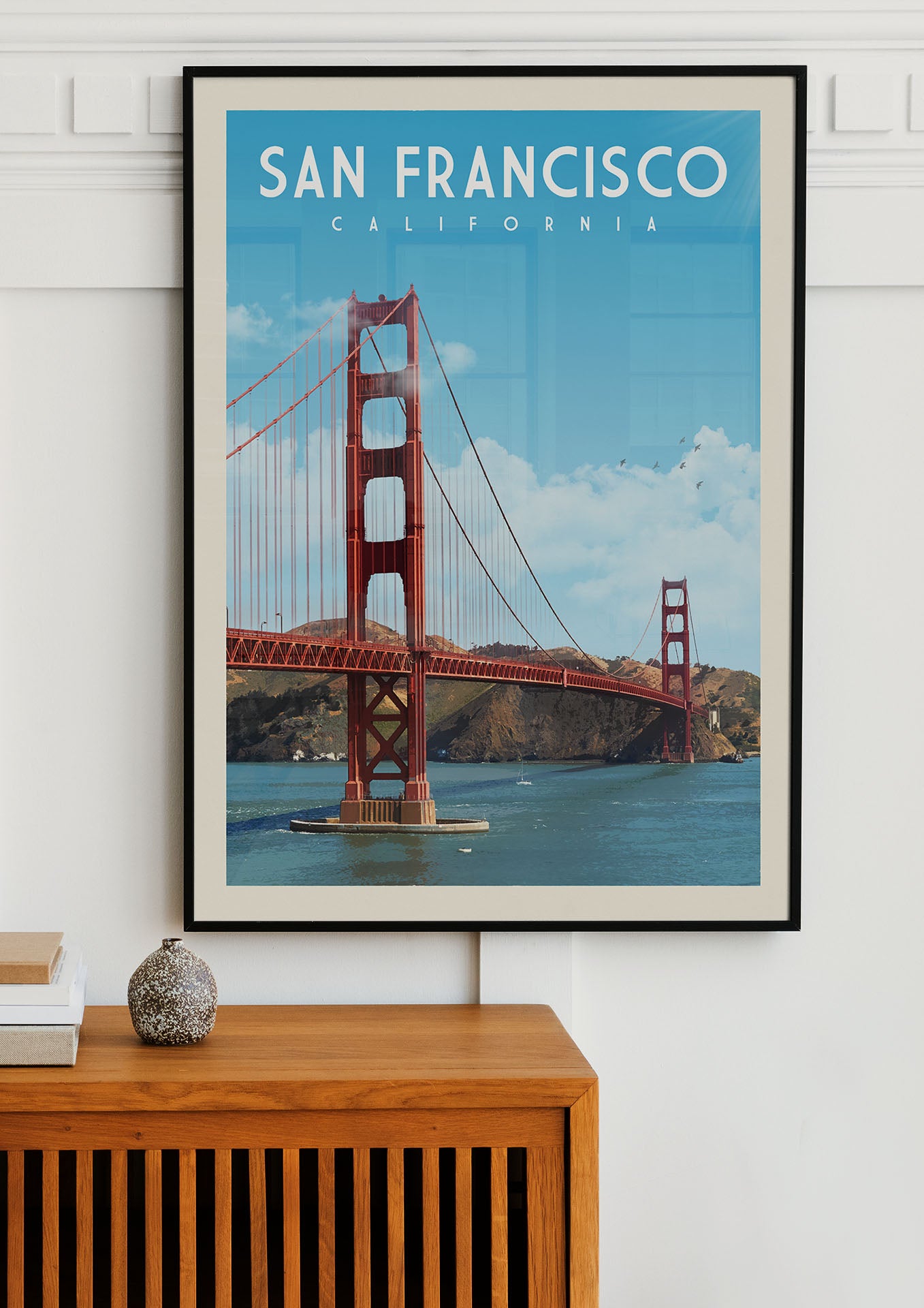 San Francisco, California - Vintage Travel Poster