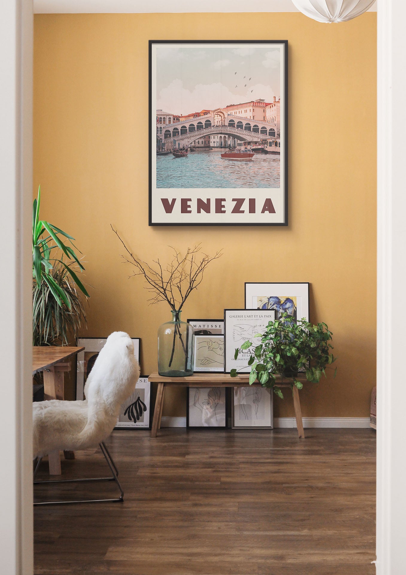 Venice, Italy - Vintage Travel Poster